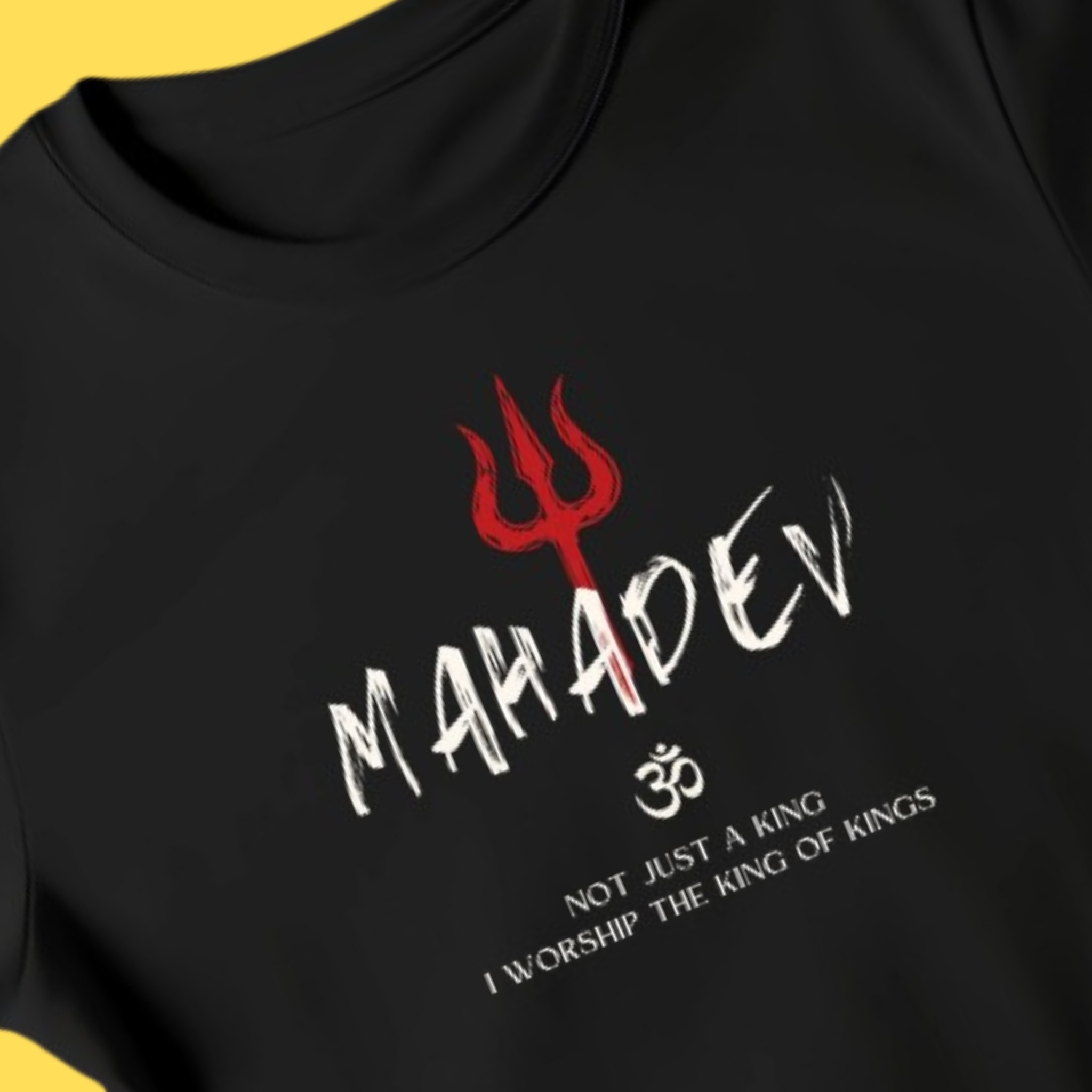 Mahadev Trishul T-Shirt | King of Kings Shiva Devotee Tee