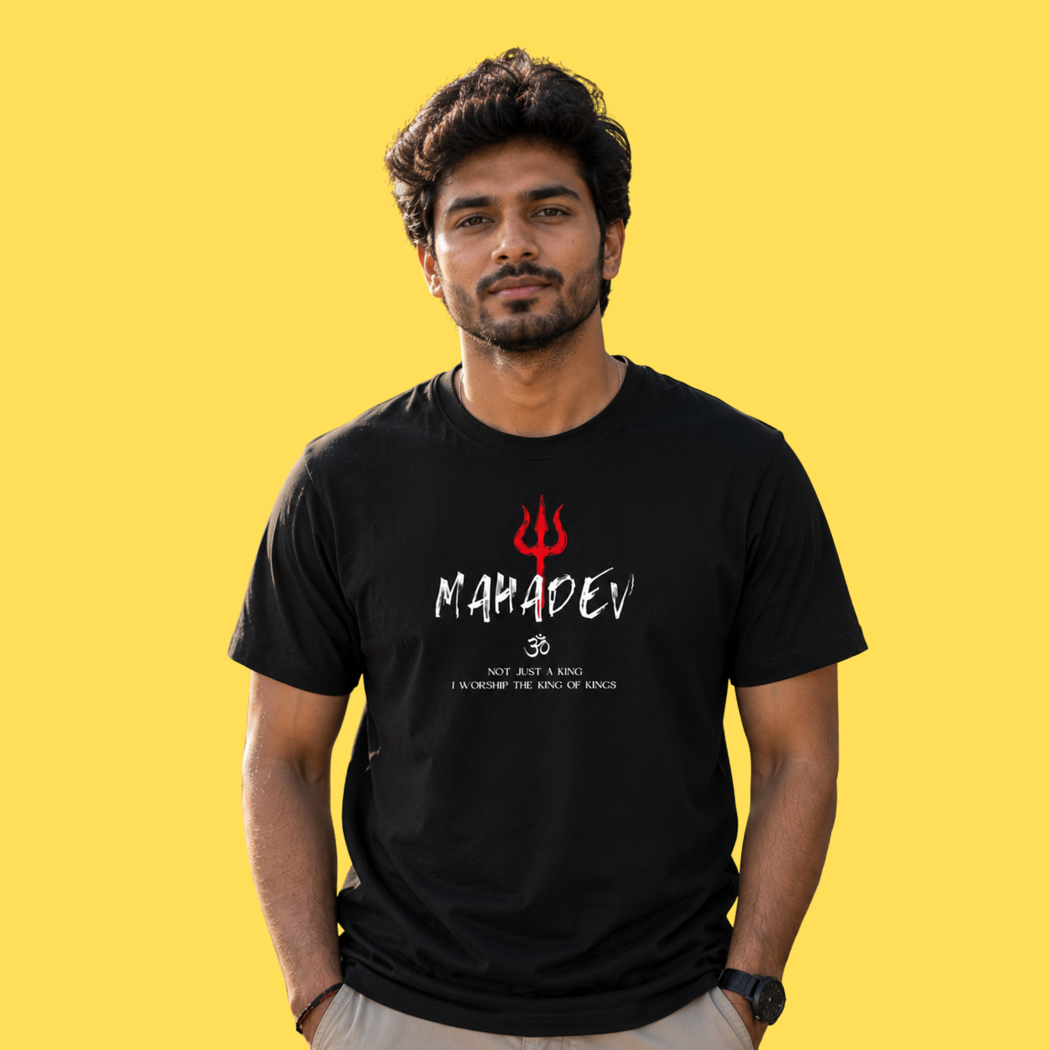 Mahadev Trishul T-Shirt | King of Kings Shiva Devotee Tee