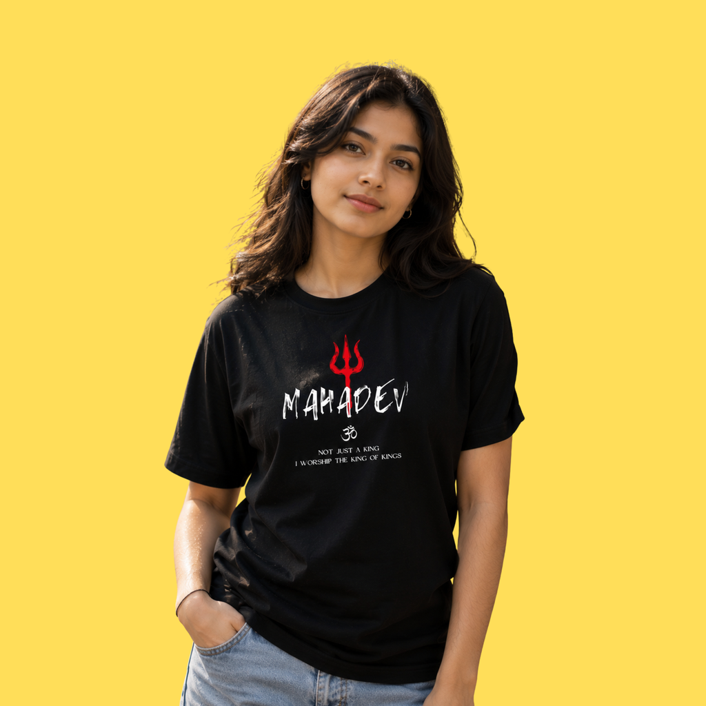 Mahadev Trishul T-Shirt | King of Kings Shiva Devotee Tee