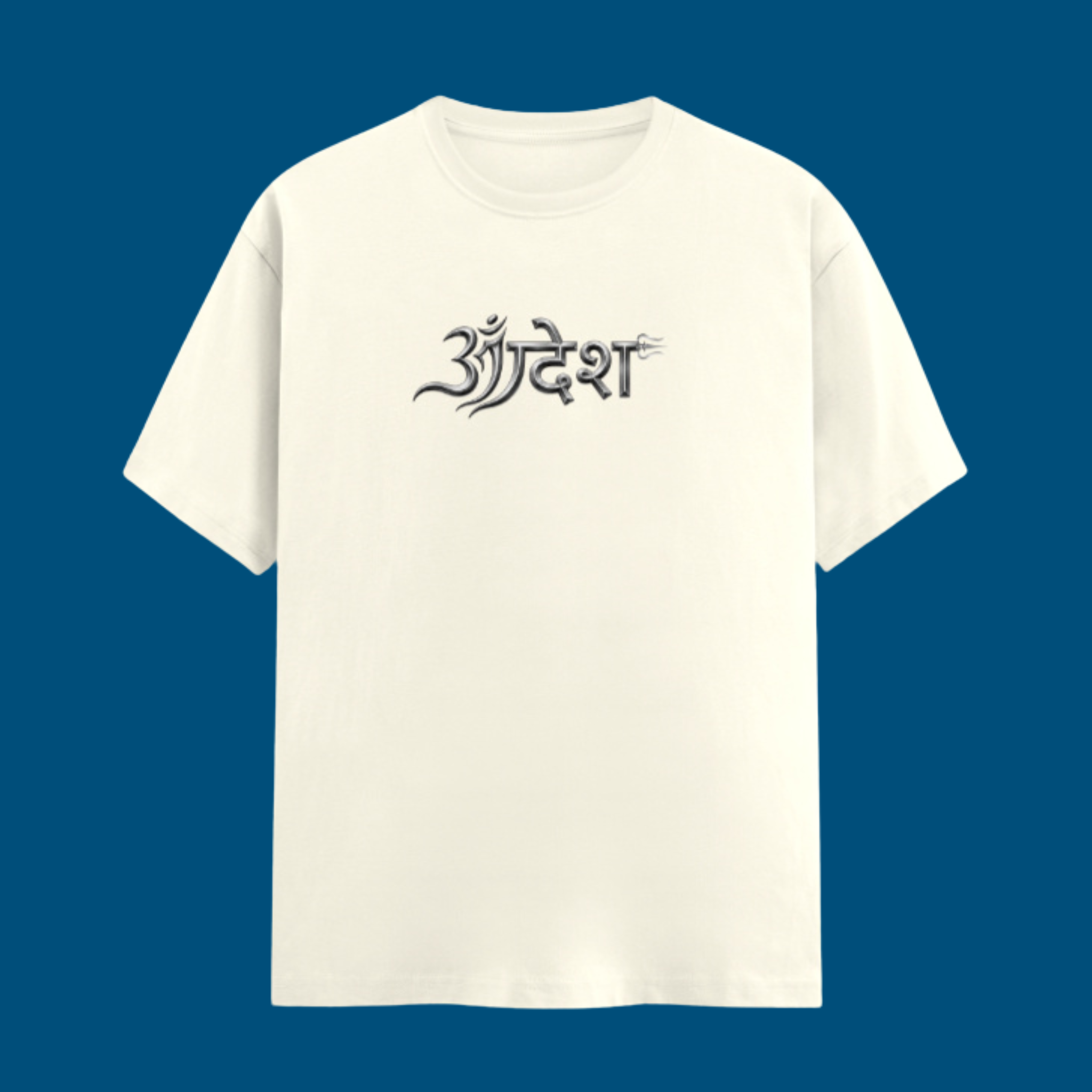 Aadesh™ Mahadev Graphic T-Shirt – Om Devotional Tee | REAL HIRA