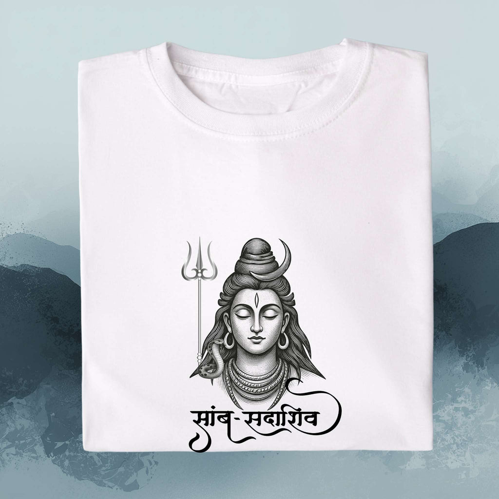 Shiv Unisex Crew T-Shirt | 100% Cotton 180 GSM | Real HIRA