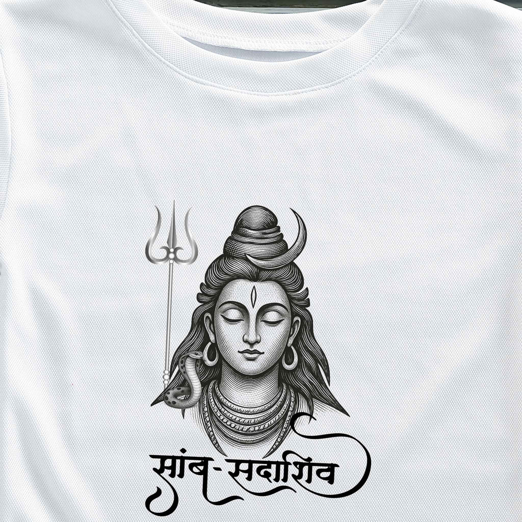 Shiv Unisex Crew T-Shirt | 100% Cotton 180 GSM | Real HIRA