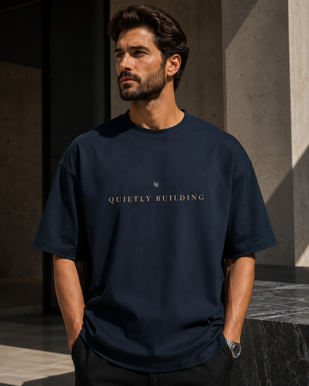 THE SILENT BUILDER™ Oversized T-Shirt